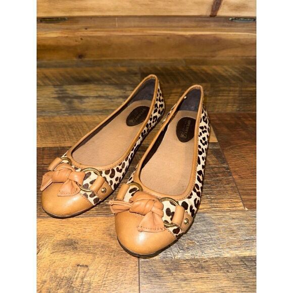 Sperry Top-Sider Kendall Leopard Print Calf Hair Flats  Size 6 - Picture 13 of 15